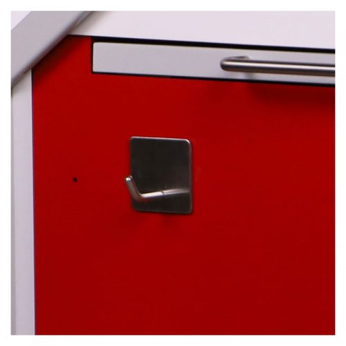 Chrome Hook on Cart