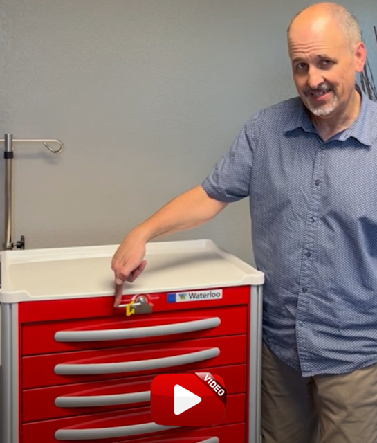 Waterloo Aluminum Cart Locking System