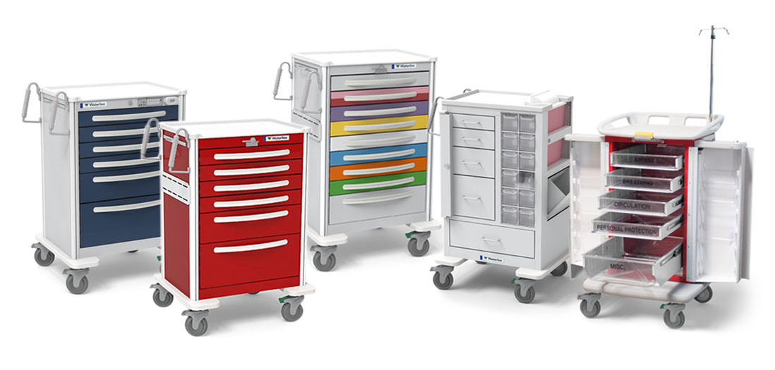 hp-family-of-carts Group of Medical Carts